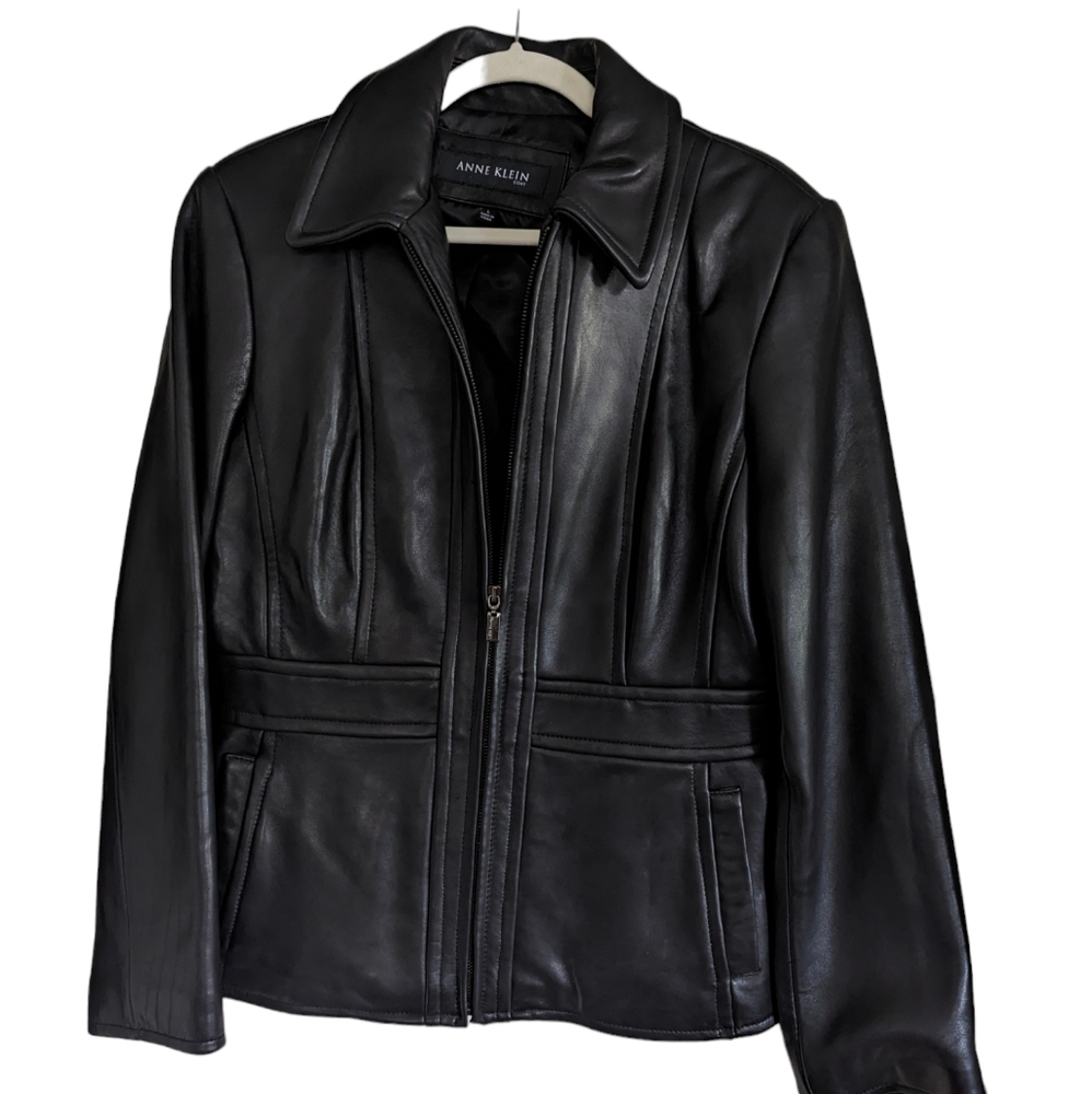 Anne Klein - Real Leather Jacket - Ladies size L